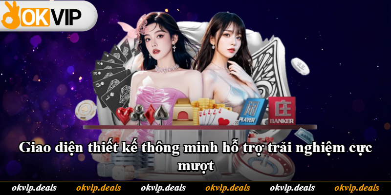 Giao diện thiết kế thông minh hỗ trợ trải nghiệm cực mượt