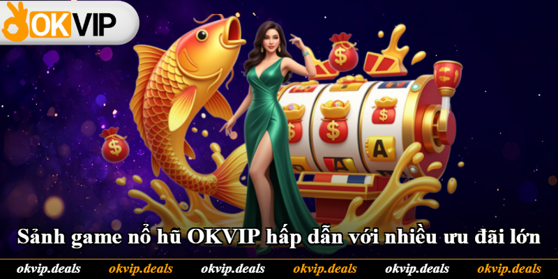 Sảnh game nổ hũ OKVIP hấp dẫn với nhiều ưu đãi lớn